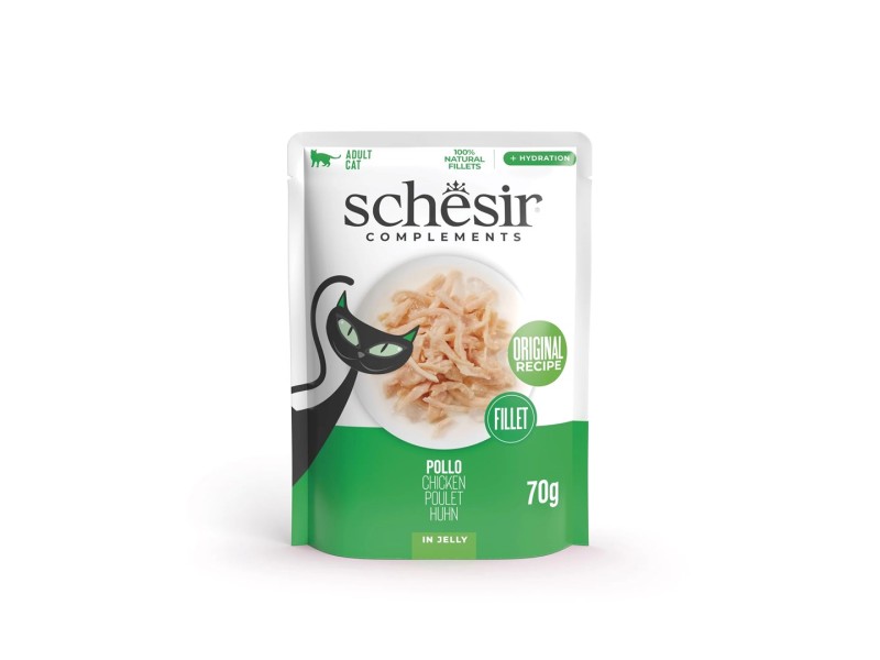 SCHESIR Chicken fillet in jelly - wet cat food - 70g