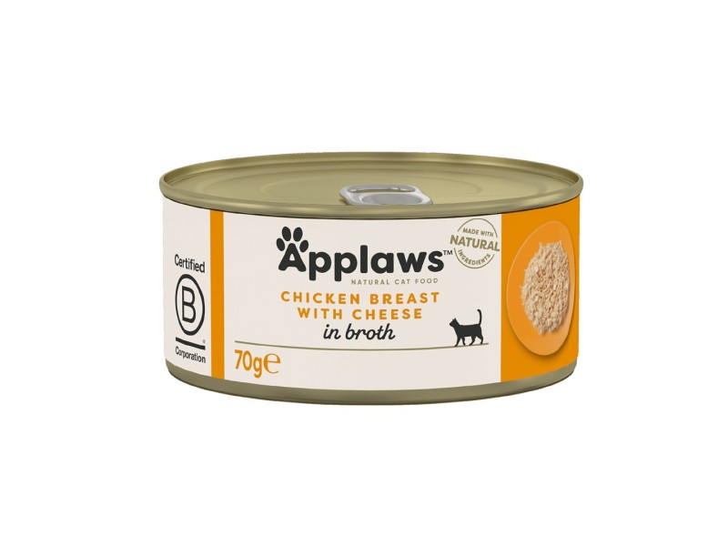 APPLAWS Chicken breast with cheese - wet cat food - 70g