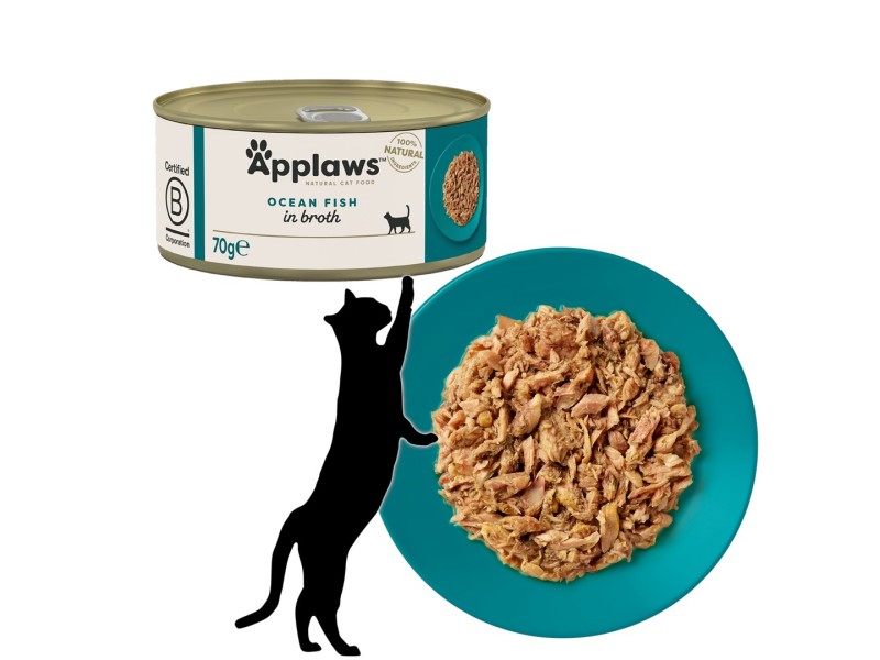 APPLAWS Ocean Fish in Broth - wet cat food - 70g