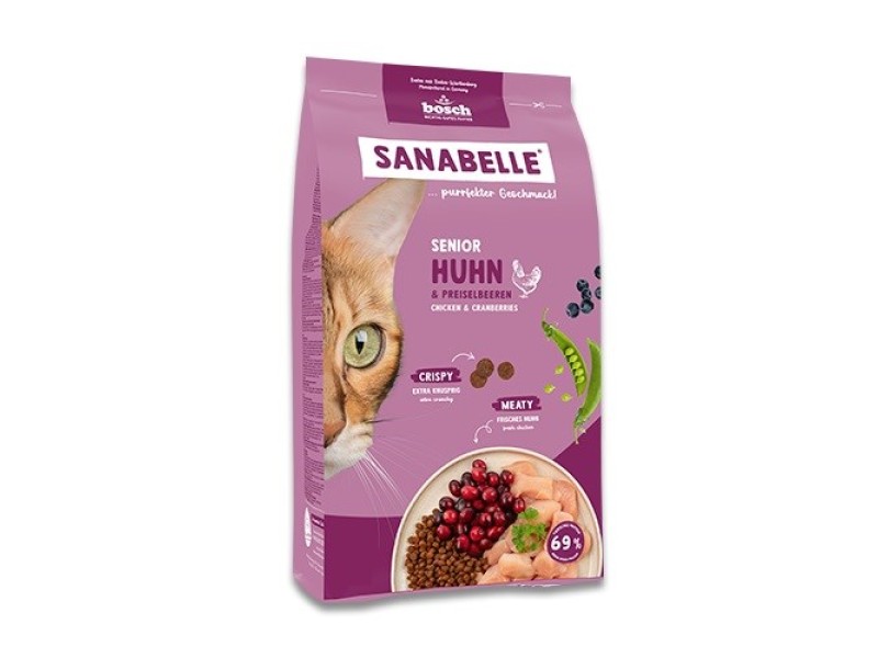 BOSCH Sanabelle Life Senior chicken & cranberries - dry cat food - 8kg BOSCH Sanabelle Life Senior chicken & cranberries - dry cat food - 8kg