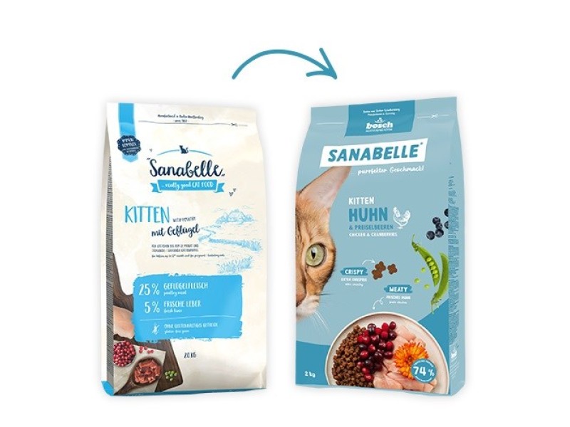 BOSCH Sanabelle Life Kitten chicken & cranberries - dry cat food - 8kg