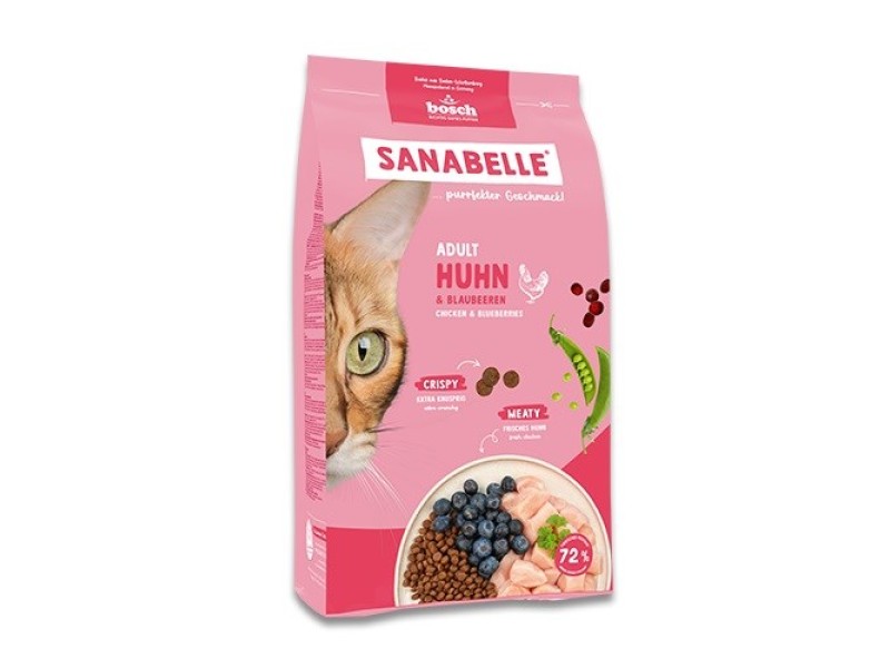 BOSCH Sanabelle Life Adult Chicken & blueberries - dry cat food - 8kg