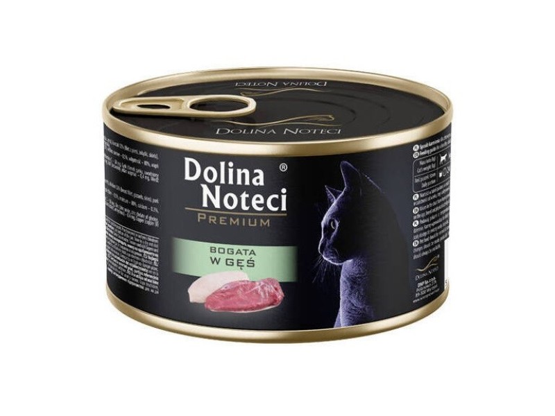 DOLINA NOTECI Premium Rich in goose - wet cat food - 185g DOLINA NOTECI Premium Rich in goose - wet cat food - 185g