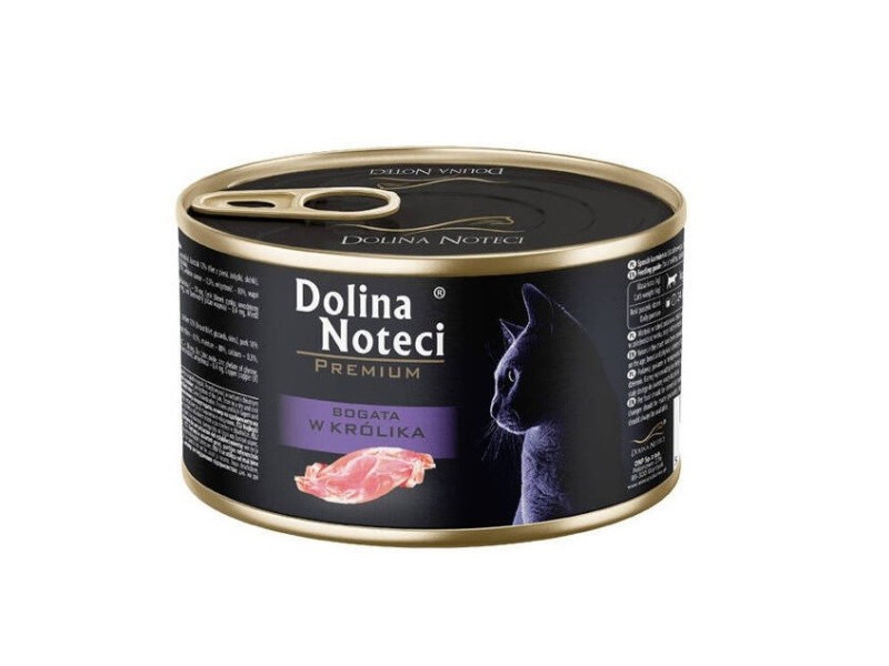 DOLINA NOTECI Premium Rich in rabbit - wet cat food - 185g