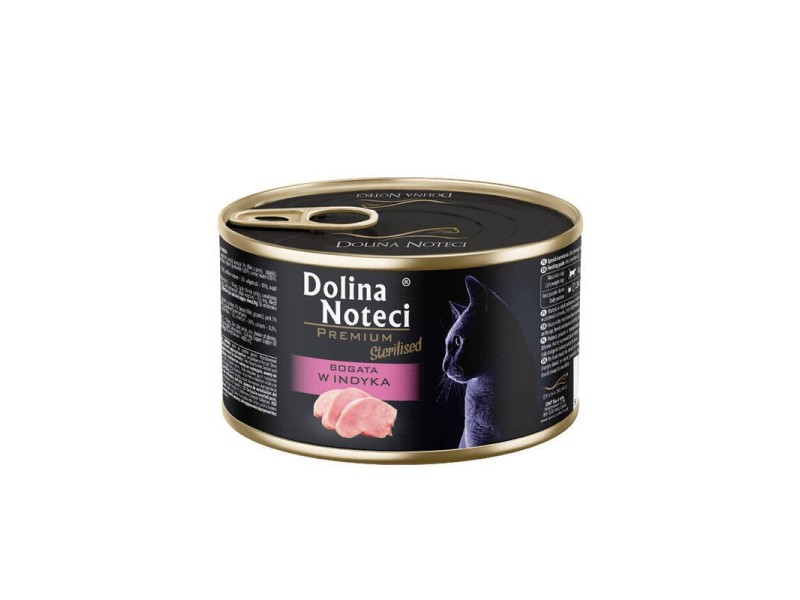 DOLINA NOTECI Premium Sterilised Rich in turkey - wet cat food - 185g