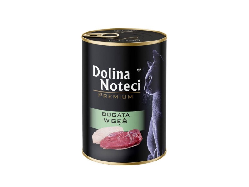 DOLINA NOTECI Premium Rich in goose - wet cat food - 400g