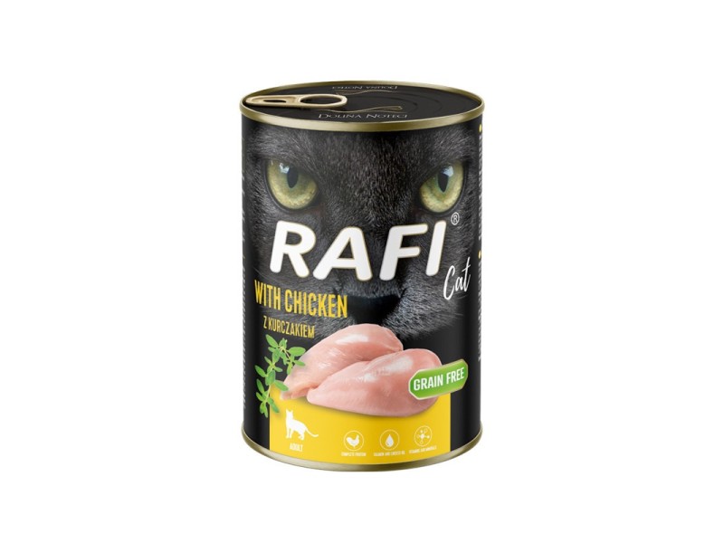 RAFI Cat Adult with chicken - wet cat food - 400g RAFI Cat Adult with chicken - wet cat food - 400g