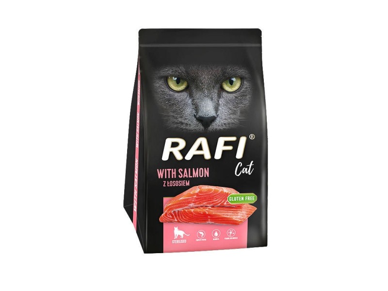 RAFI Cat Sterilised with salmon - dry cat food - 1,5kg