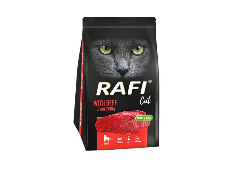 RAFI Cat with beef - dry cat food - 1,5kg