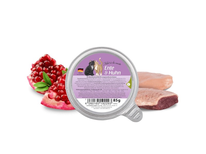 GRANATAPET Filet á la carte Duck with chicken - wet cat food - 85g