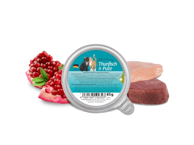 GRANATAPET Filet á la carte Tun with turkey - wet cat food - 85g GRANATAPET Filet á la carte Tun with turkey - wet cat food - 85g