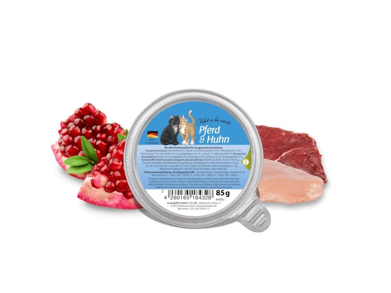 GRANATAPET Filet á la carte Horse with chicken - wet cat food - 85g