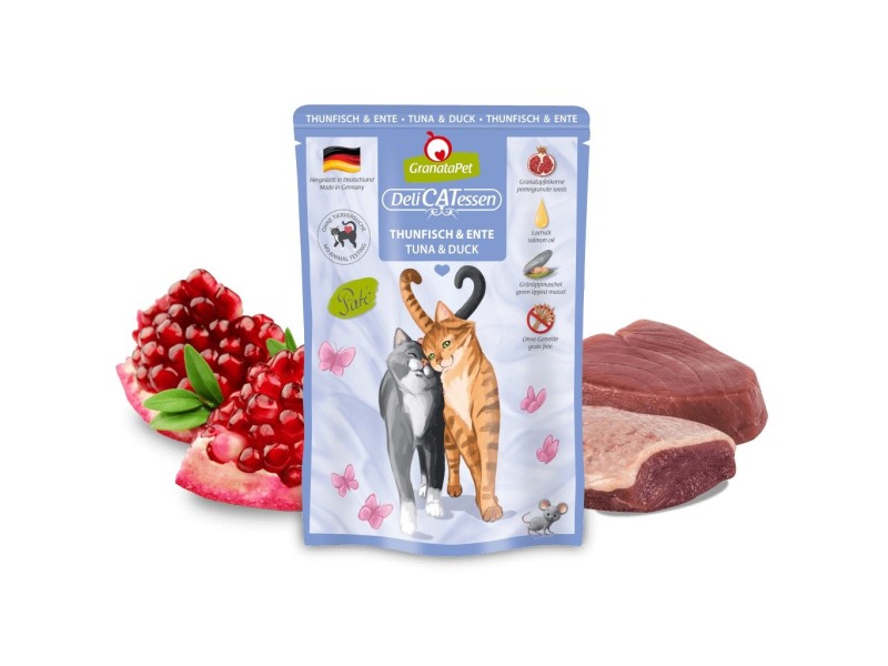 GRANATAPET DeliCATessen Tuna and duck - wet cat food - 85g