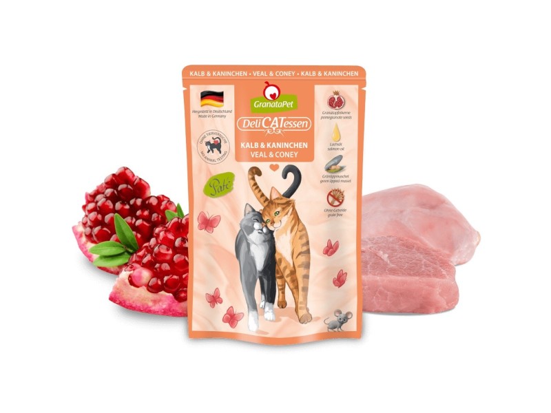 GRANATAPET DeliCATessen Veal and coney - wet cat food - 85g GRANATAPET DeliCATessen Veal and coney - wet cat food - 85g