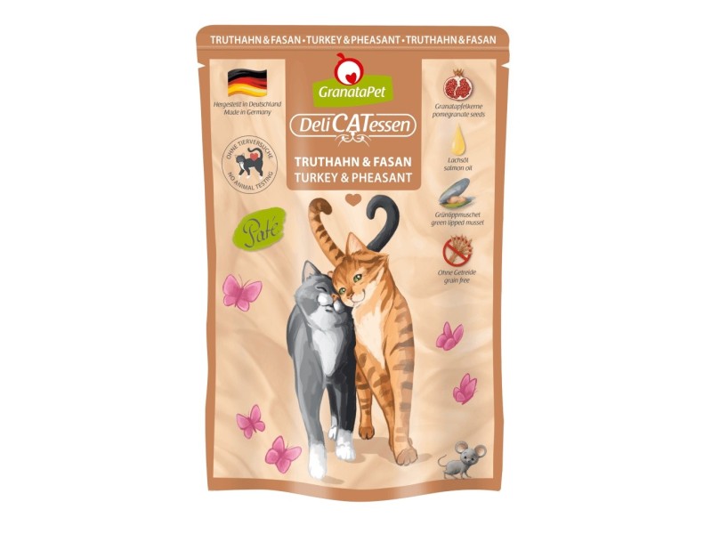 GRANATAPET DeliCATessen Turkey and pheasant - wet cat food - 85g