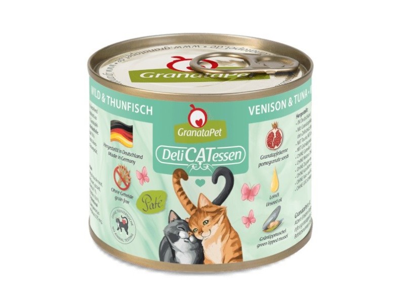 GRANATAPET DeliCATessen Venison and tuna - wet cat food - 200g