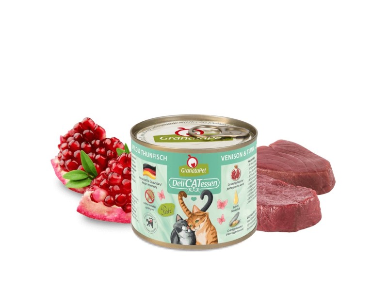 GRANATAPET DeliCATessen Venison and tuna - wet cat food - 200g