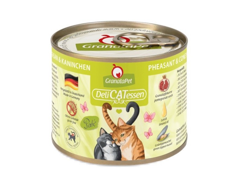 GRANATAPET DeliCATessen Pheasant and coney - wet cat food - 200g
