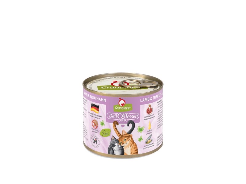 GRANATAPET DeliCATessen Lamb and turkey - wet cat food - 200g