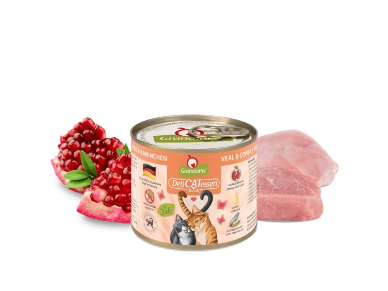 GRANATAPET DeliCATessen Veal and coney - wet cat food - 200g GRANATAPET DeliCATessen Veal and coney - wet cat food - 200g
