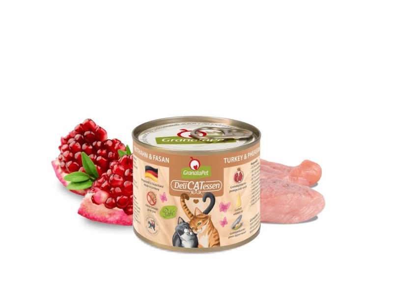 GRANATAPET DeliCATessen Turkey and pheasant - wet cat food - 200g GRANATAPET DeliCATessen Turkey and pheasant - wet cat food - 200g
