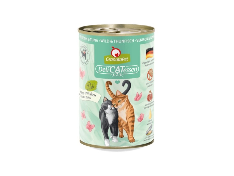 GRANATAPET DeliCATessen Venison and tuna - wet cat food - 400g