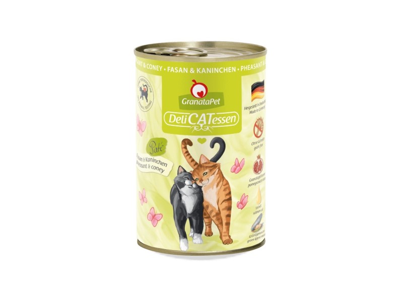 GRANATAPET DeliCATessen Pheasant and coney - wet cat food - 400g