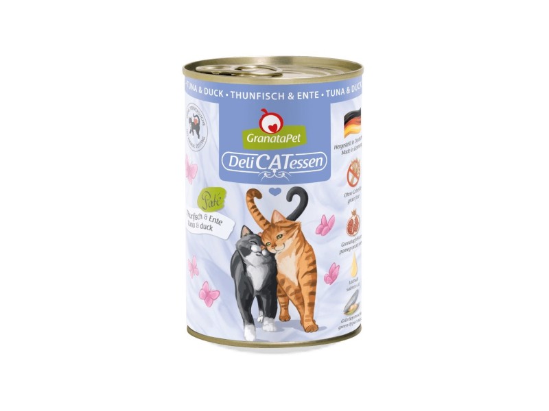 GRANATAPET DeliCATessen Tuna and duck - wet cat food - 400g
