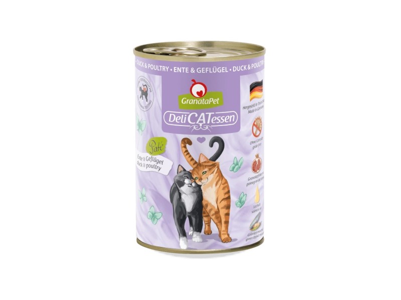 GRANATAPET DeliCATessen Duck and poultry - wet cat food - 400g