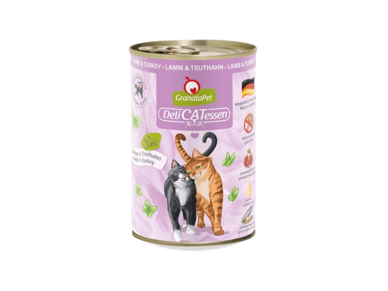 GRANATAPET DeliCATessen Lamb and turkey - wet cat food - 400g