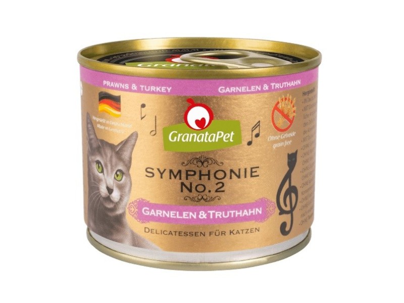 GRANATAPET Symphonie  No.2 Prawns and turkey - wet cat food - 200g