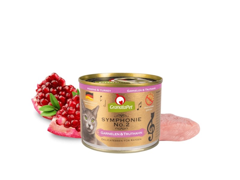 GRANATAPET Symphonie  No.2 Prawns and turkey - wet cat food - 200g