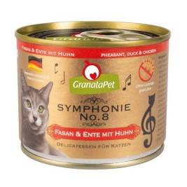 GRANATAPET Symphonie  No.8 Pheasant and duck with chicken - wet cat food - 200g