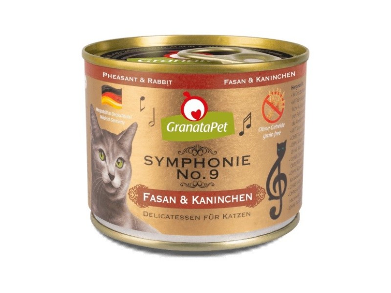 GRANATAPET Symphonie No. 9 Pheasant and rabbit - wet cat food - 200g