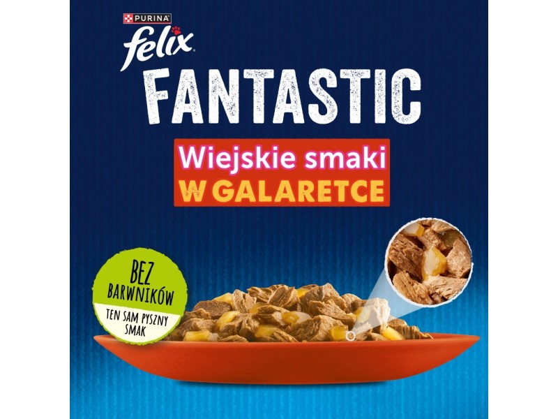 PURINA Felix Countryside Selection - wet cat food - 120x85g
