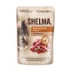 SHELMA Rich in duck in sauce - wet cat food - 85g SHELMA Rich in duck in sauce - wet cat food - 85g