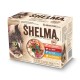 SHELMA with salmon, cod, chicken and beef in sauce - wet cat food - 12x85g SHELMA with salmon, cod, chicken and beef in sauce - wet cat food - 12x85g