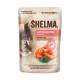 SHELMA with salmon, cod, chicken and beef in sauce - wet cat food - 12x85g SHELMA with salmon, cod, chicken and beef in sauce - wet cat food - 12x85g