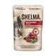 SHELMA with salmon, cod, chicken and beef in sauce - wet cat food - 12x85g SHELMA with salmon, cod, chicken and beef in sauce - wet cat food - 12x85g