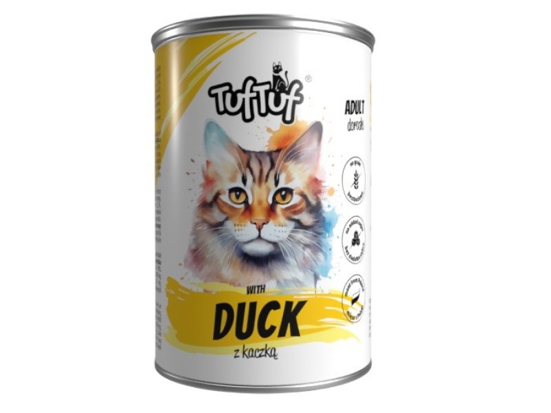 TUF TUF Meal with duck - wet cat food - 400g
