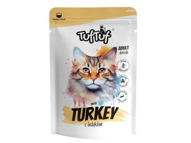 TUF TUF with turkey - wet cat food - 100g
