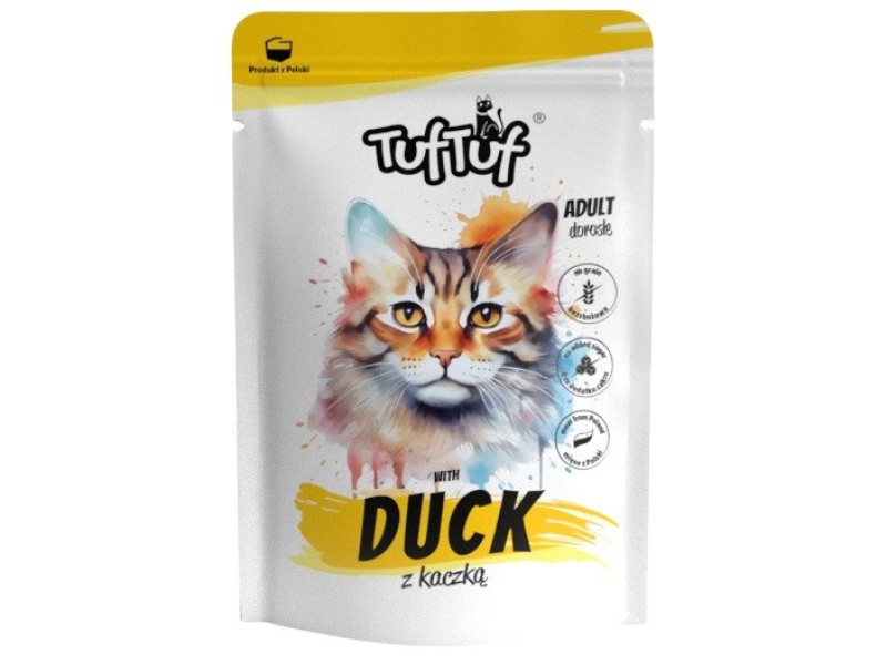 TUF TUF with duck - wet cat food - 100g