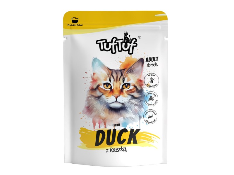 TUF TUF with duck - wet cat food - 300g TUF TUF with duck - wet cat food - 300g