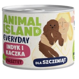 ANIMAL ISLAND Everyday Puppy Turkey and duck - wet dog food - 185g