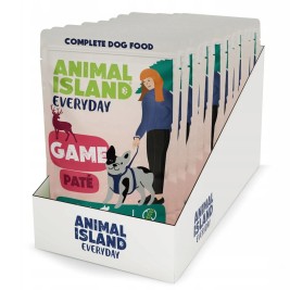 ANIMAL ISLAND Everyday Game - wet dog food - 10x150g