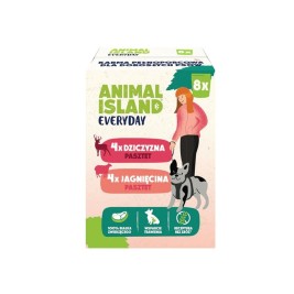 ANIMAL ISLAND Everyday Game and lamb - wet dog food - 8x150g