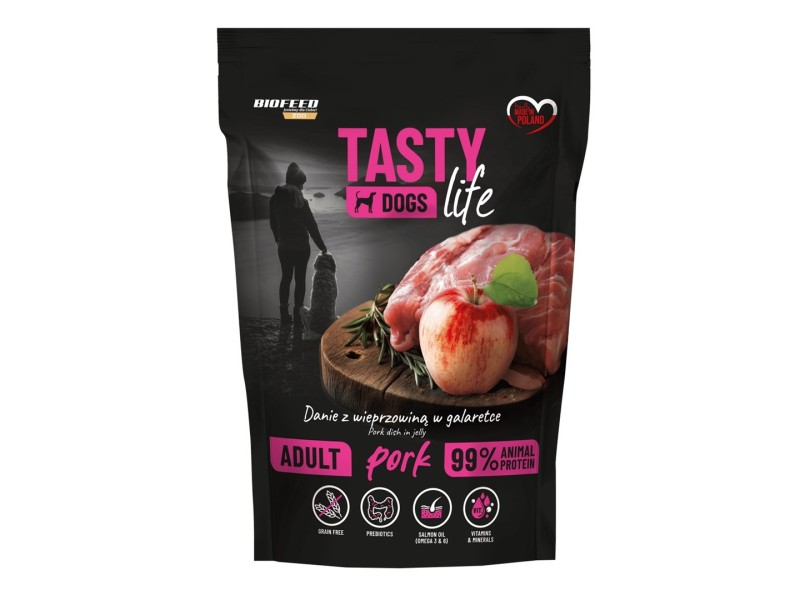 BIOFEED Tasty Dogs Life Pork - wet dog food - 500g BIOFEED Tasty Dogs Life Pork - wet dog food - 500g