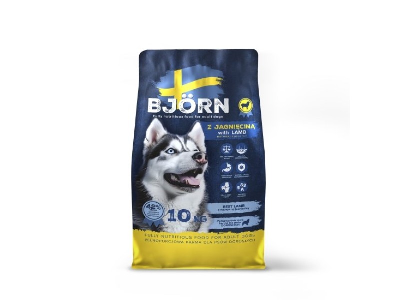 BJORN with lamb - dry dog food - 10kg