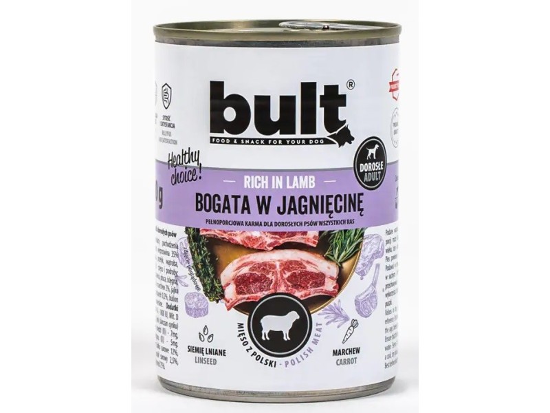 BULT Rich in lamb - Wet dog food - 400 g