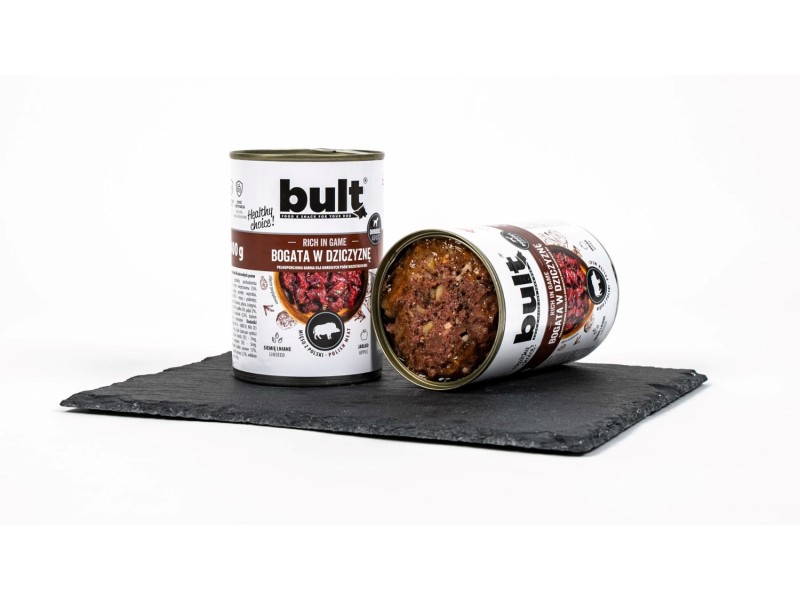 BULT Rich in game - Wet dog food - 400 g